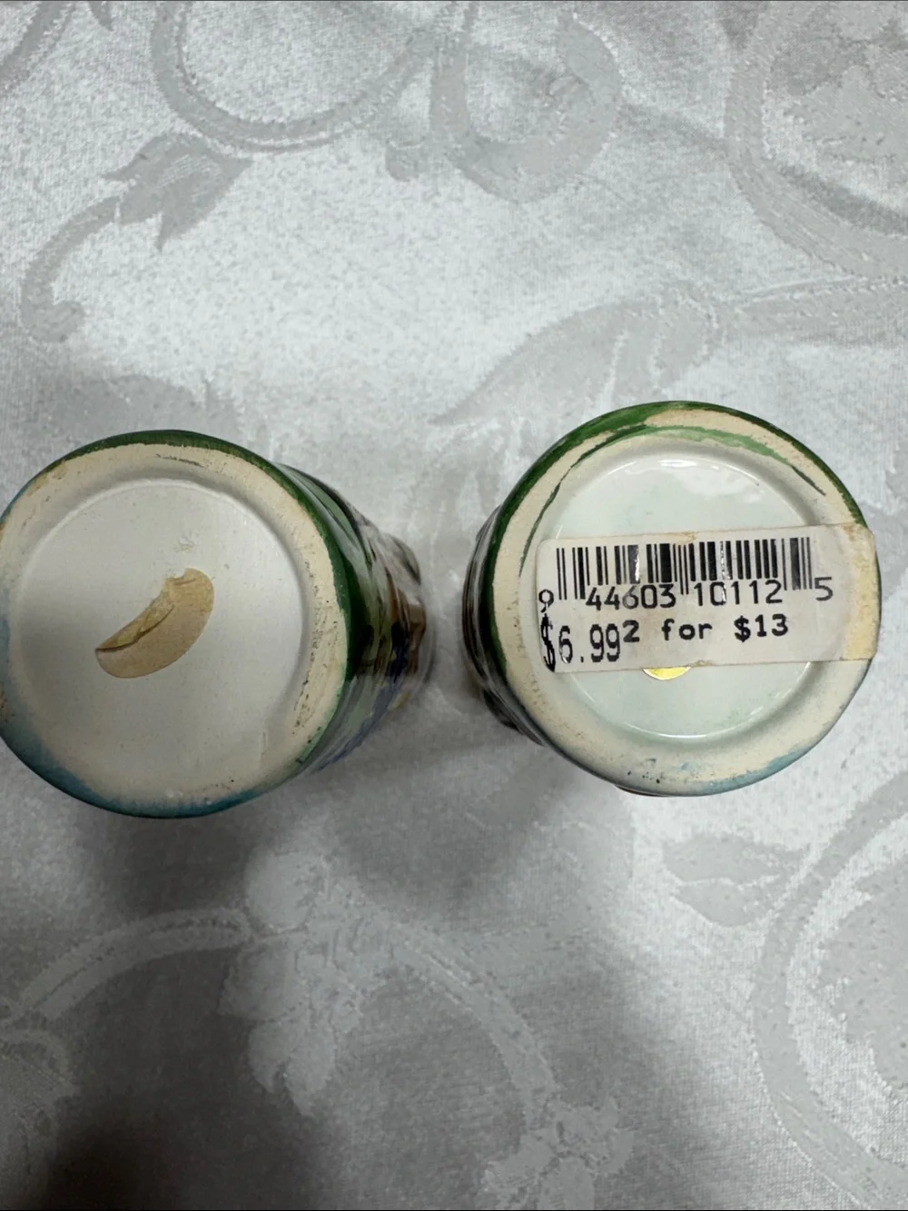 (2) Vtg. 1990s Tall Seattle Washington souvenir shot glasses. 4” tall